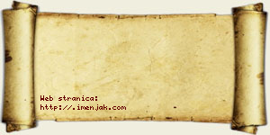 Bojana Kosjerina vizit kartica